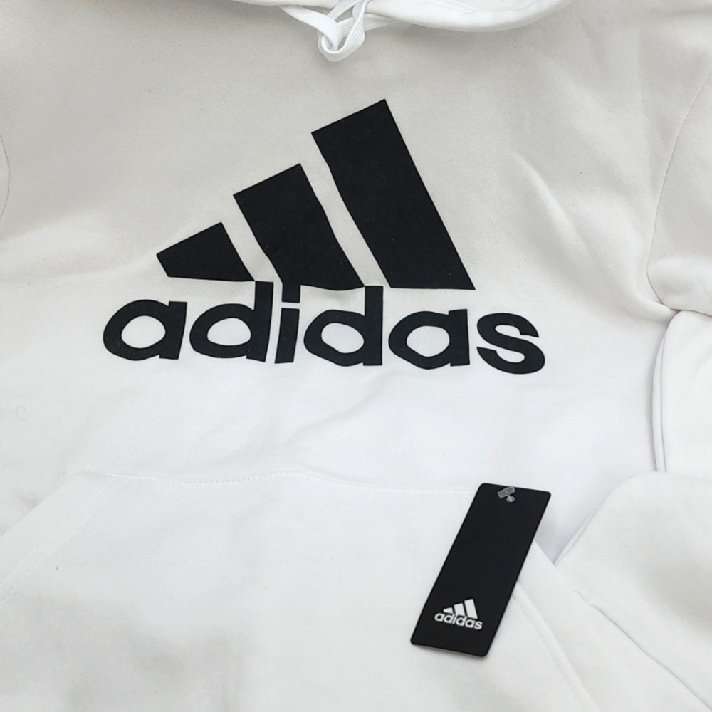 ADIDAS GOLF WHITE SWEATSHIRT WITH HOODIE - Picture 9 of 9
